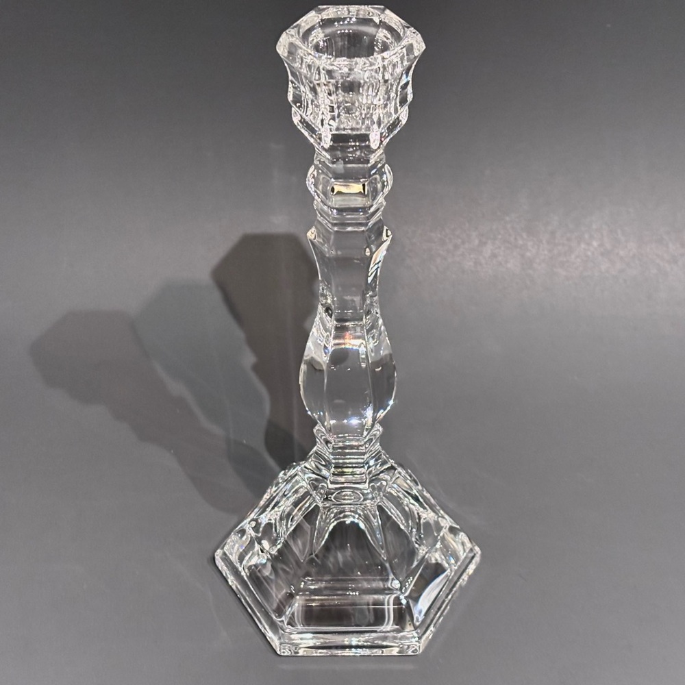 Set of 4 Tiffany & Co. Crystal Hampton Single Light Candlestick Holders 9" - Picture 7 of 12
